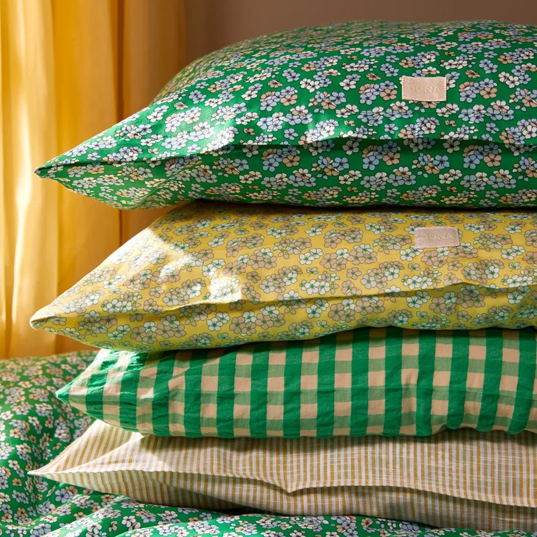 Pleasant bed set 150x210 cm, Green Juna