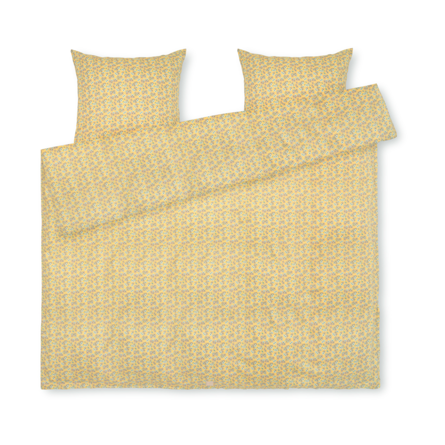Juna Pleasantly bedding set 220x220 cm Yellow | Scandinavian Design | Bed sets | Yellow