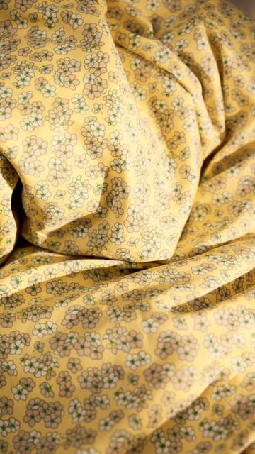 Pleasantly bedding set 220x220 cm - Yellow - Juna