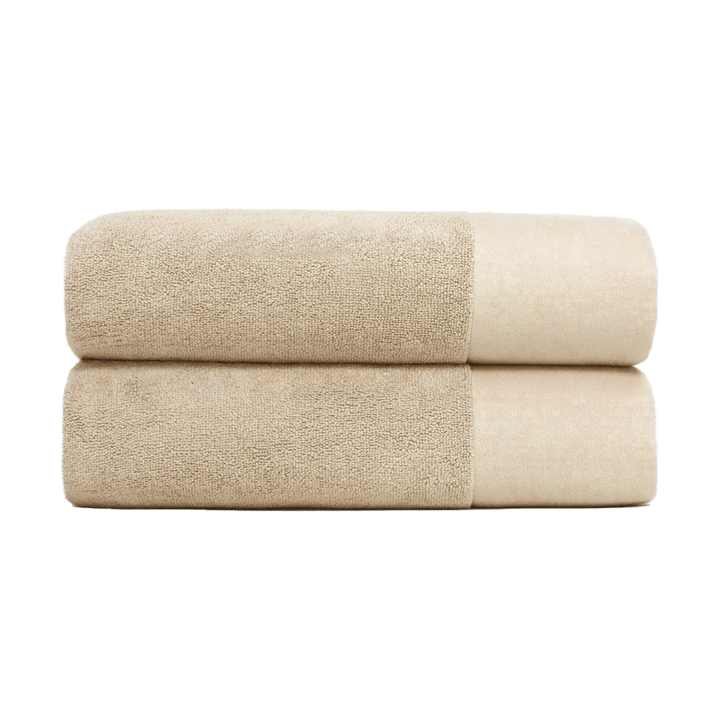 Juniper bath towel 70x140 cm 2-pack - Beach Sand - Juniper