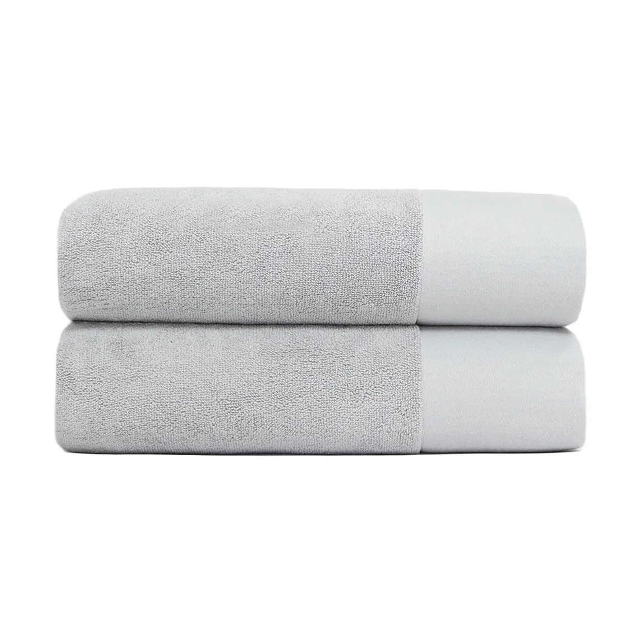 Juniper bath towel 70x140 cm 2-pack Stone Grey | Scandinavian Design | Bath towels | Grey