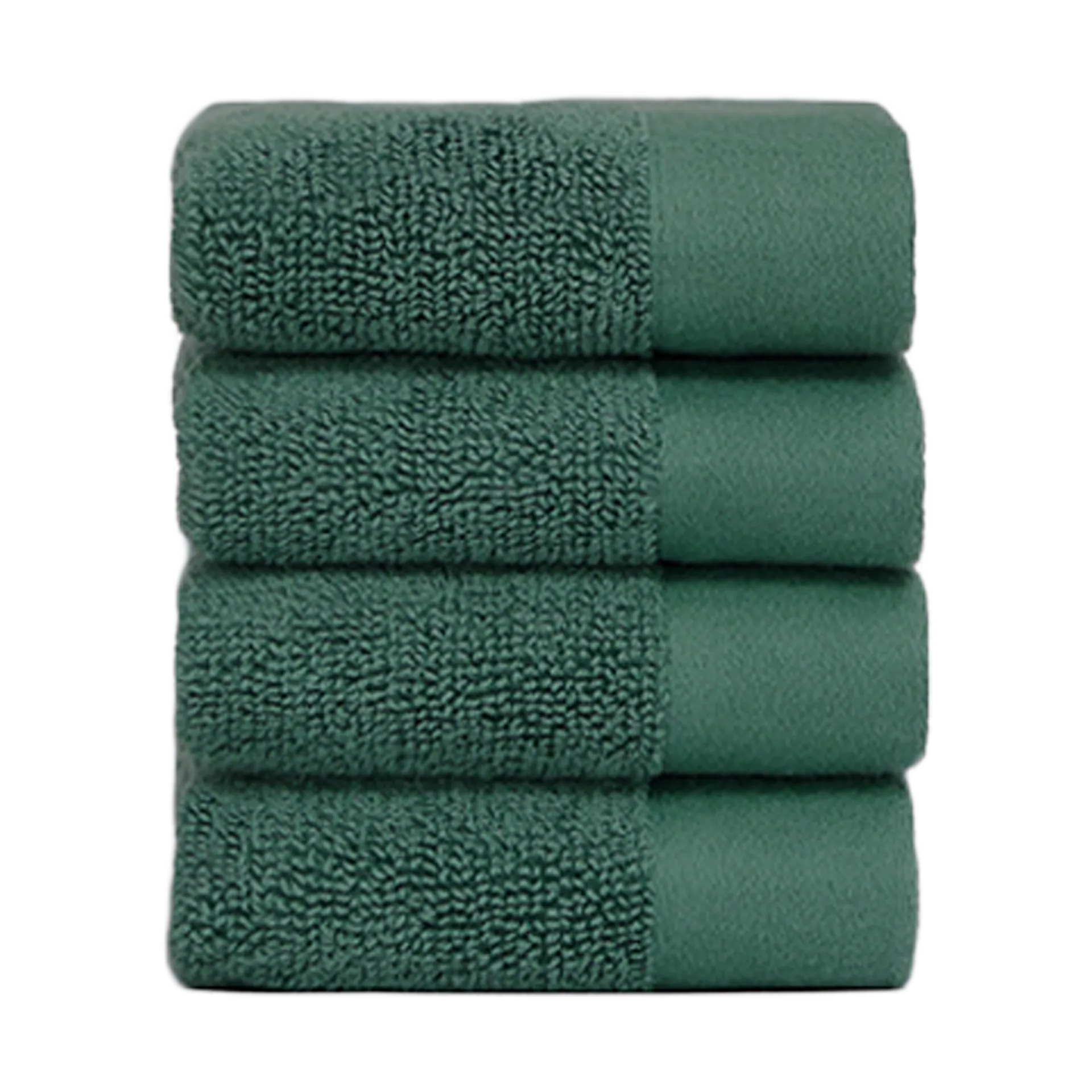 Juniper face towel 30x30 cm 4-pack, Juniper Green Juniper