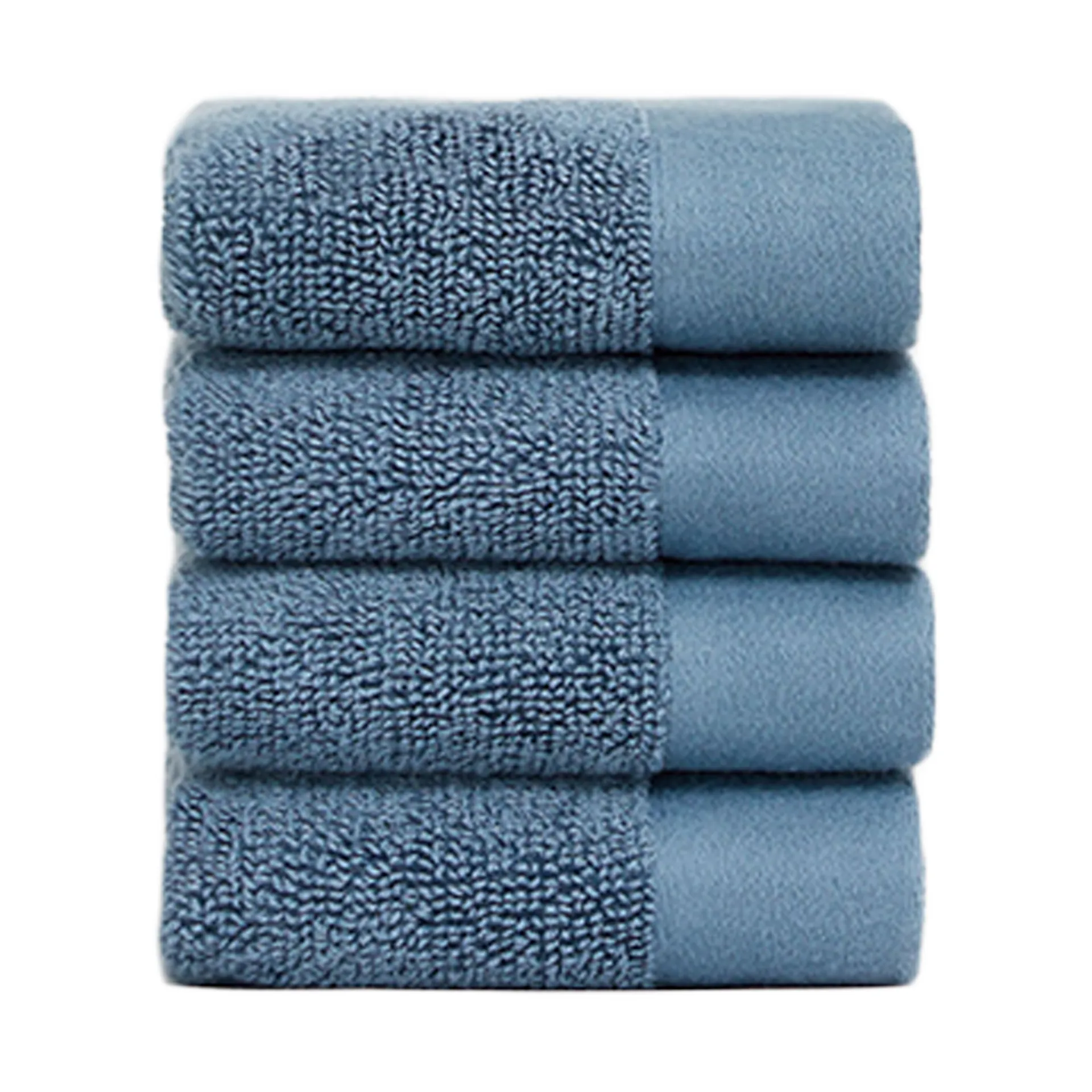 Juniper face towel 30x30 cm 4-pack, North Sea Blue Juniper