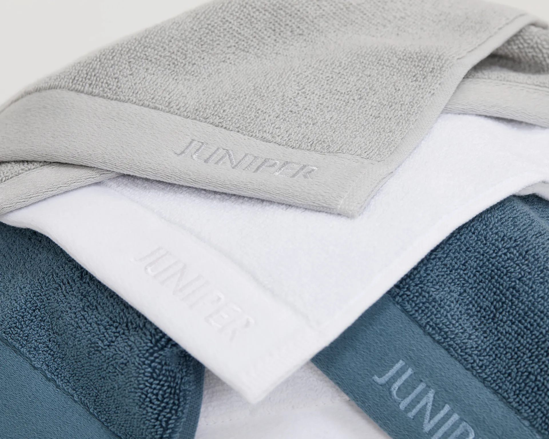Juniper face towel 30x30 cm 4-pack, North Sea Blue Juniper
