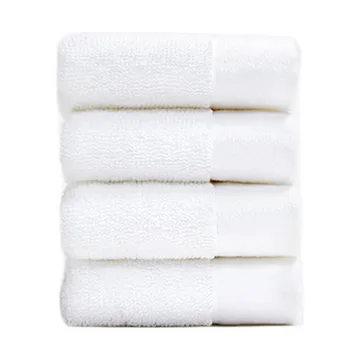 Juniper face towel 30x30 cm 4-pack - Snow White - Juniper