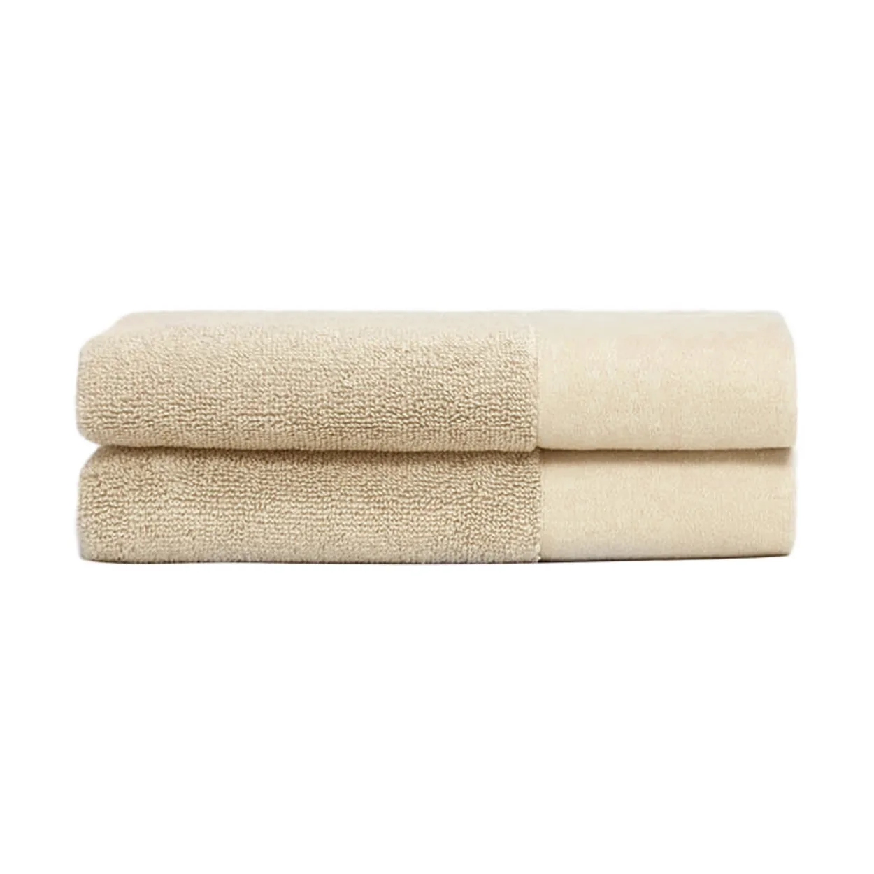 Juniper guest towel 40x70 cm 2-pack Beach Sand | Scandinavian Design | Hand towels | Beige