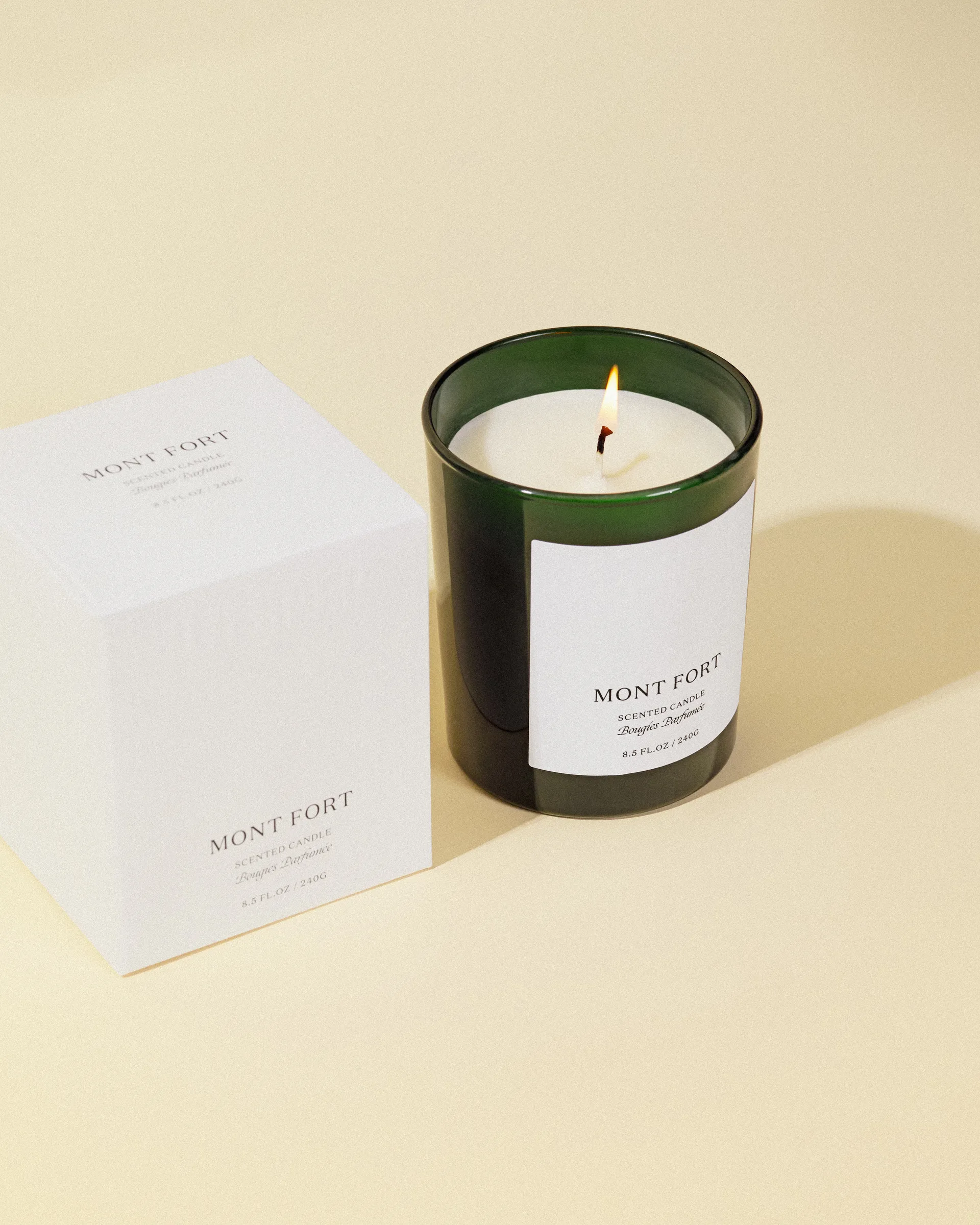 Mont fort scented candle, 240 gr Juniper