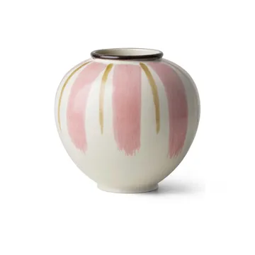 Canvase vase 15 cm - Pink-brown - Kähler