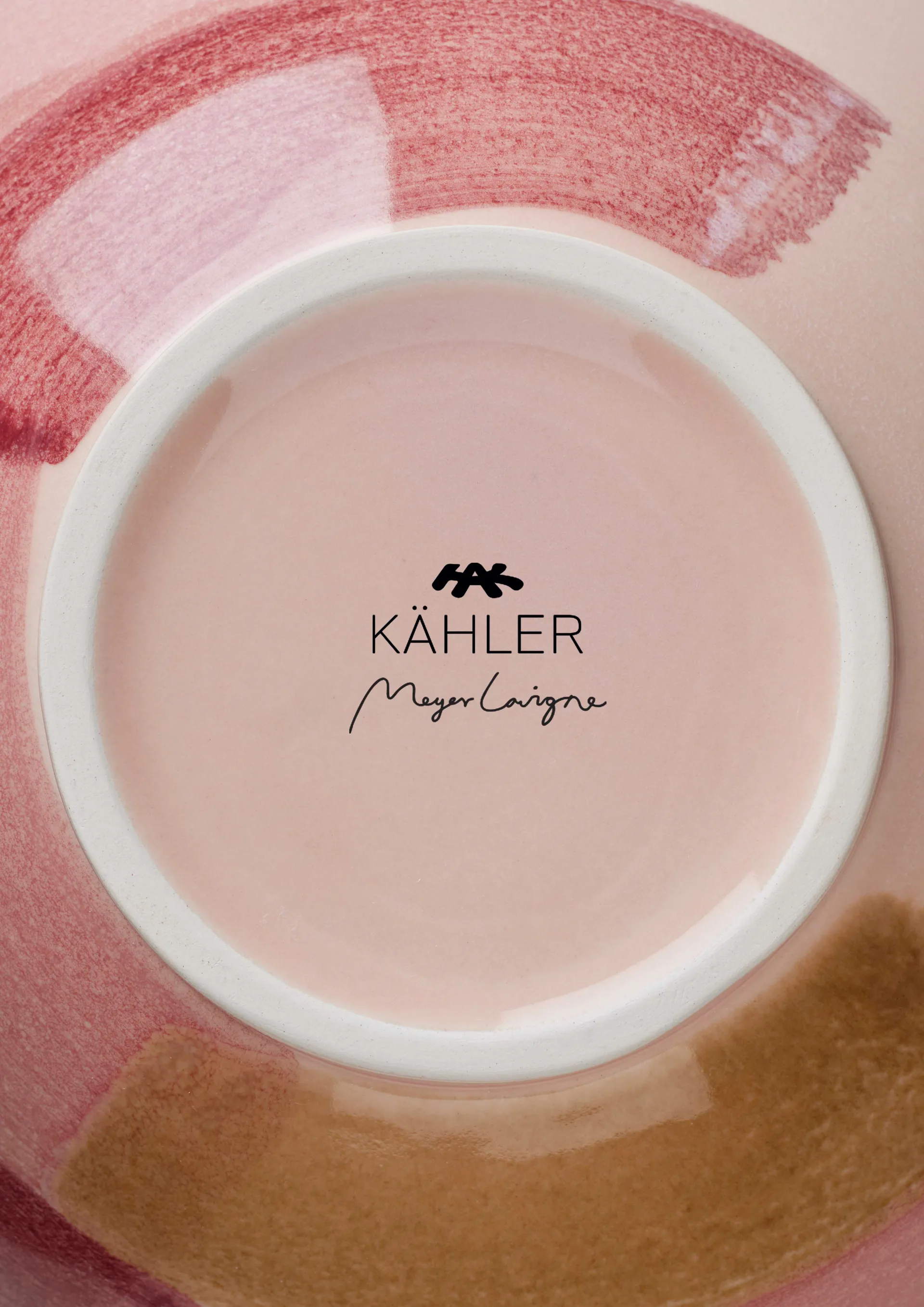 Canvase vase 20 cm, Pink-brown Kähler