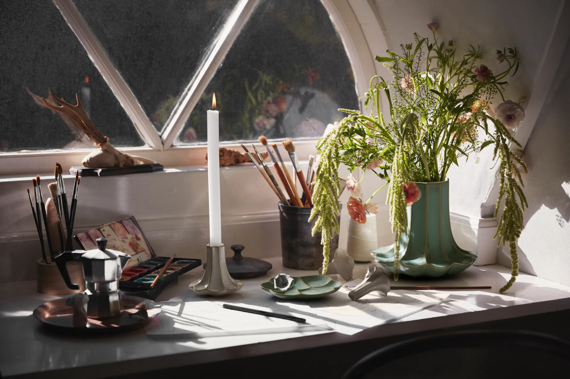 Chanterelle bowl, Blue, Ø14.5 cm Kähler