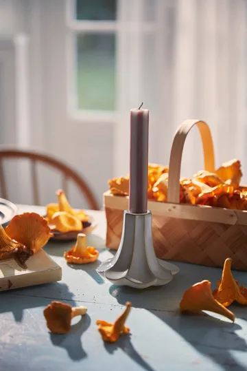 Chanterelle candleholder - Sand, 10 cm - Kähler