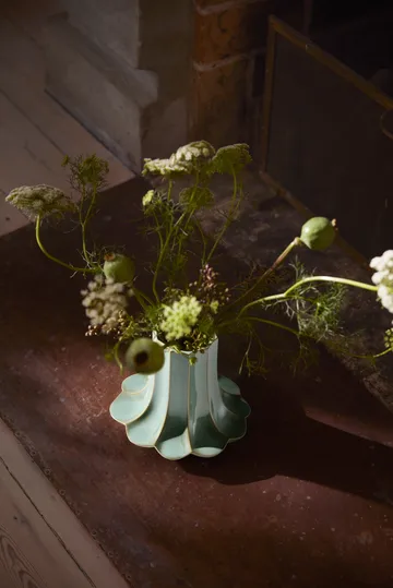 Chanterelle vase - Green, 20.5 cm - Kähler