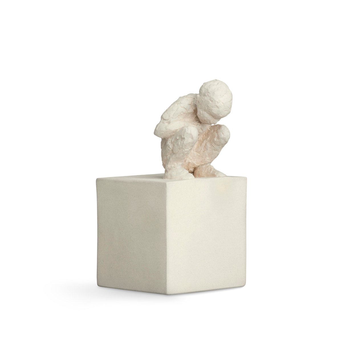 Kähler Character sculpture The curious one | Scandinavian Design | Porcelain figurines & sculptures | White