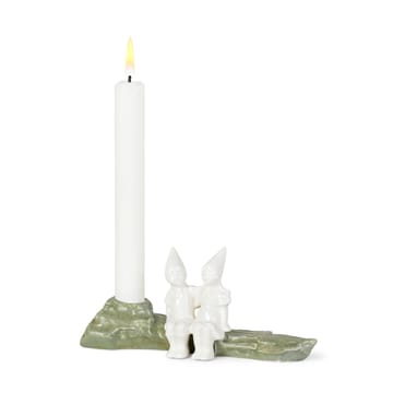 Christmas Tales candle sticks - Chrismas embrace 8.5 cm - White - Kähler