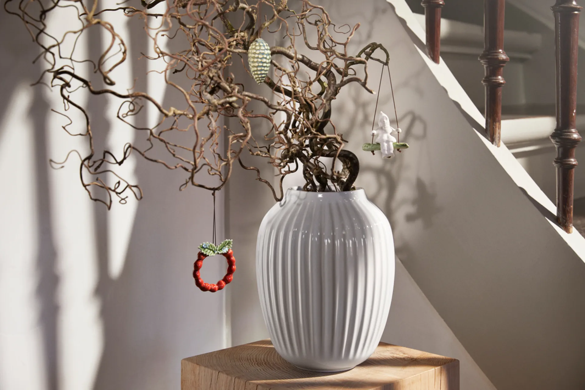 Christmas Tales pine cone 6 cm, Green Kähler