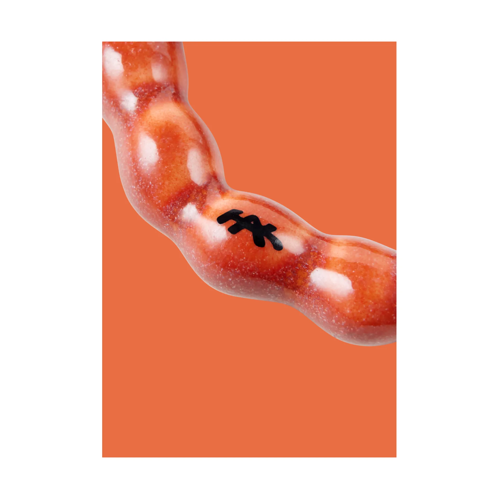 Christmas Tales wreath 7 cm, Red Kähler