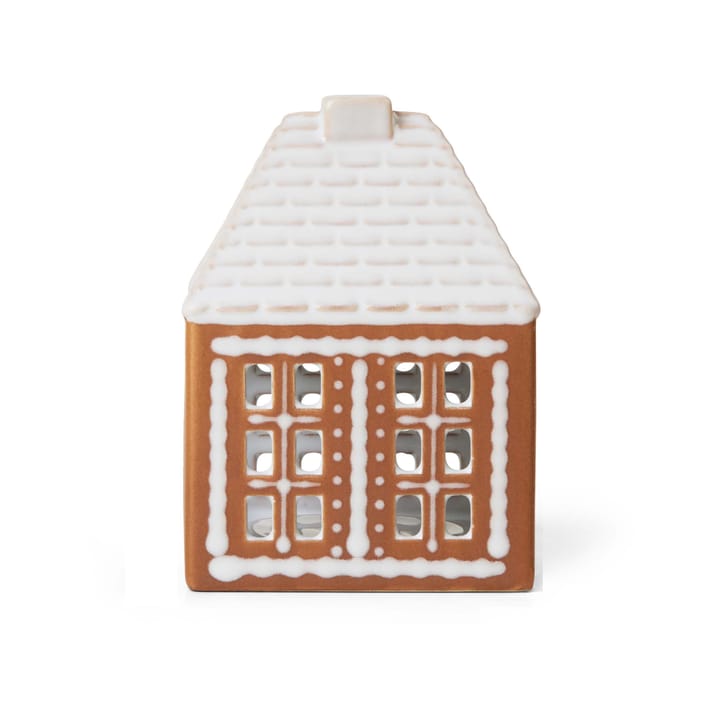Gingerbread candle holder 11 cm - Brown - Kähler
