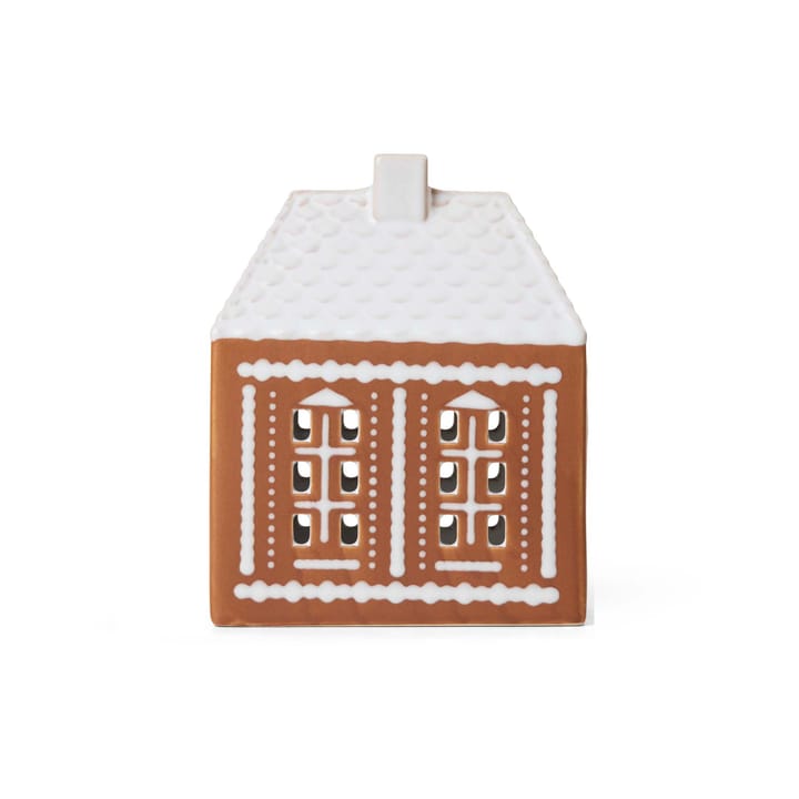 Gingerbread candle holder 15 cm - Brown - Kähler