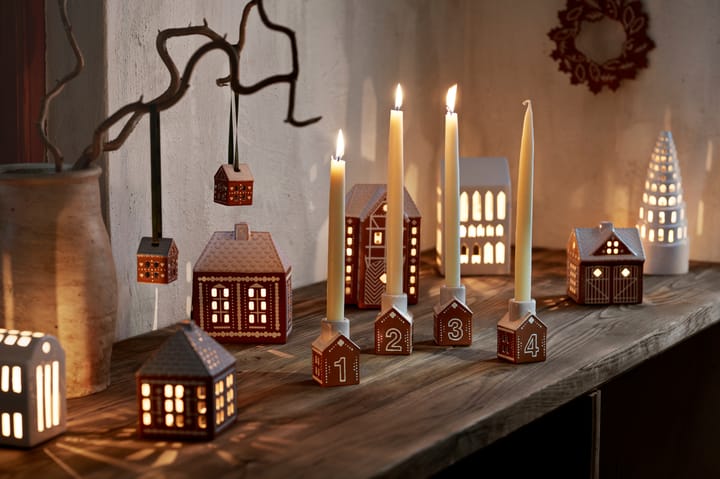 Gingerbread Christmas hanging 5 cm 2-pack, Brown Kähler