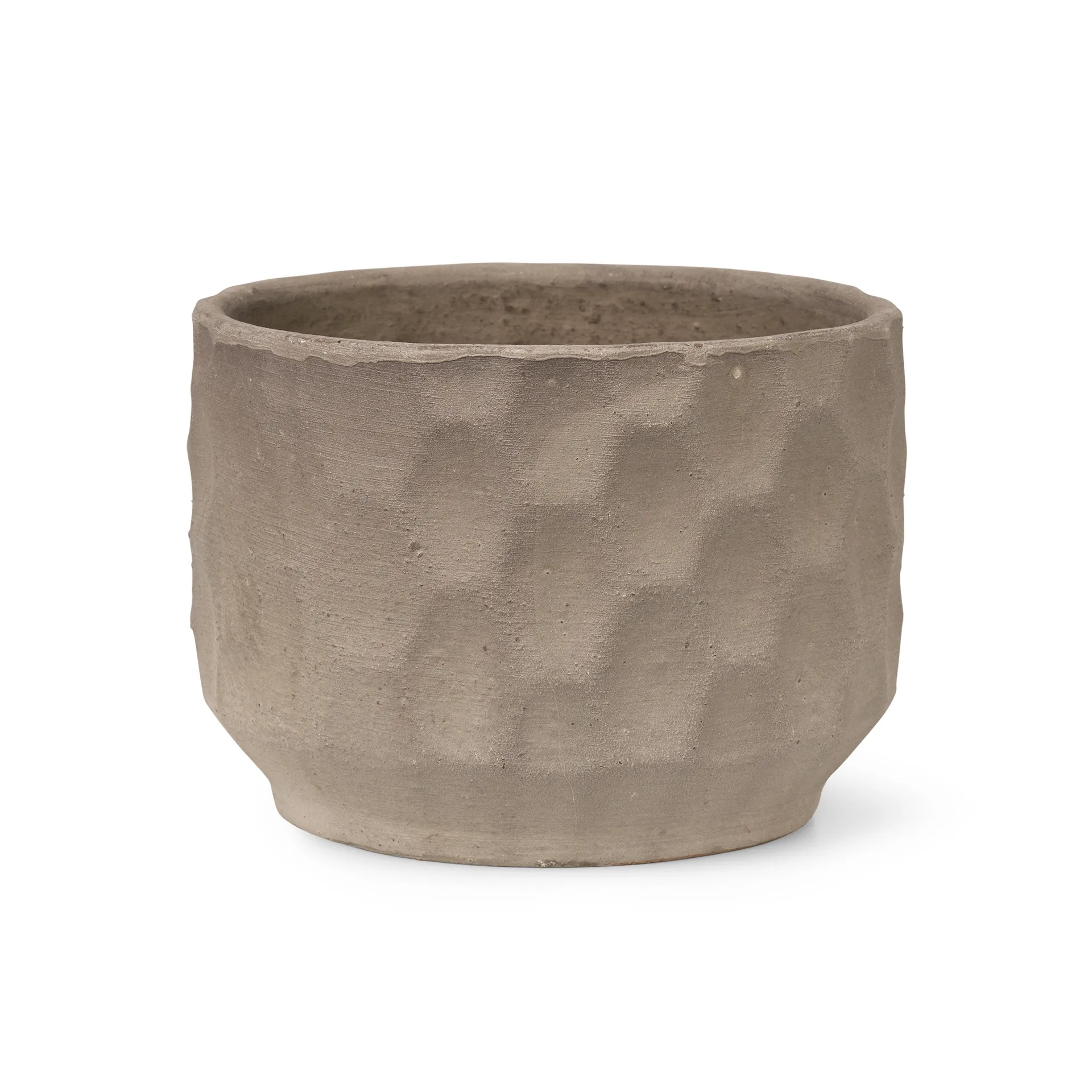 Gro flowerpot light sand, Ø16.5 cm Kähler