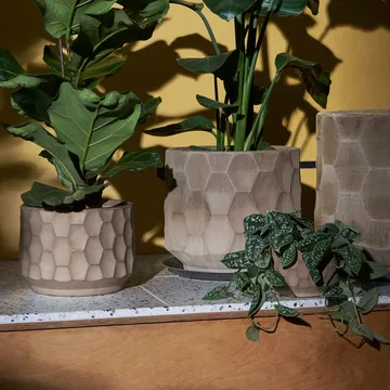 Gro flowerpot light sand - Ø16.5 cm - Kähler