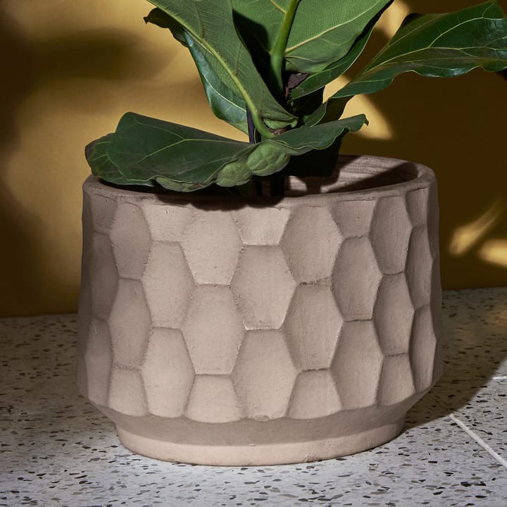 Gro flowerpot light sand - Ø21.5 cm - Kähler