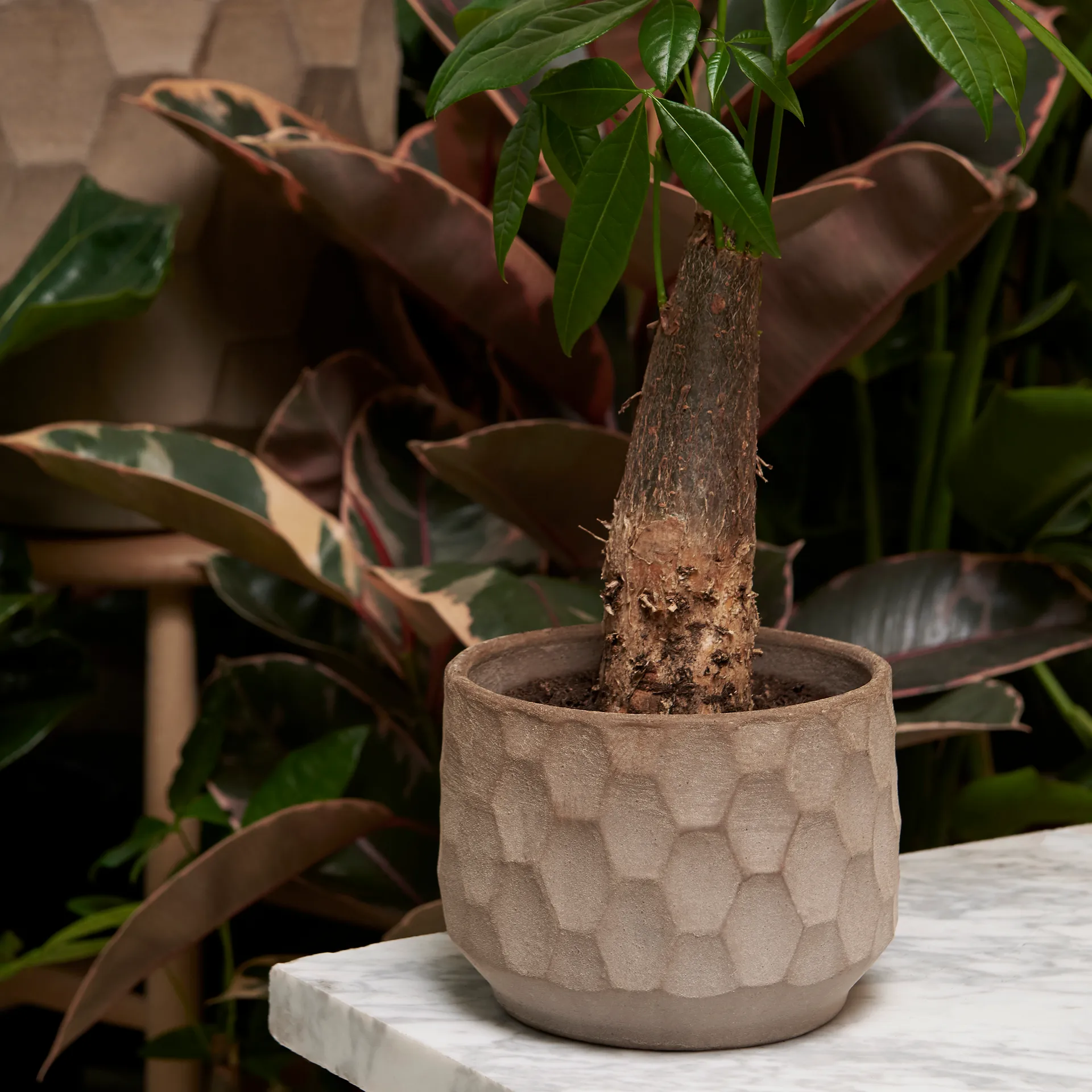 Gro flowerpot light sand, Ø26.5 cm Kähler