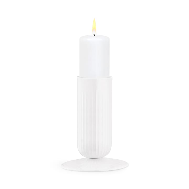 Hammershøi block candle sticks 14.5 cm - White - Kähler