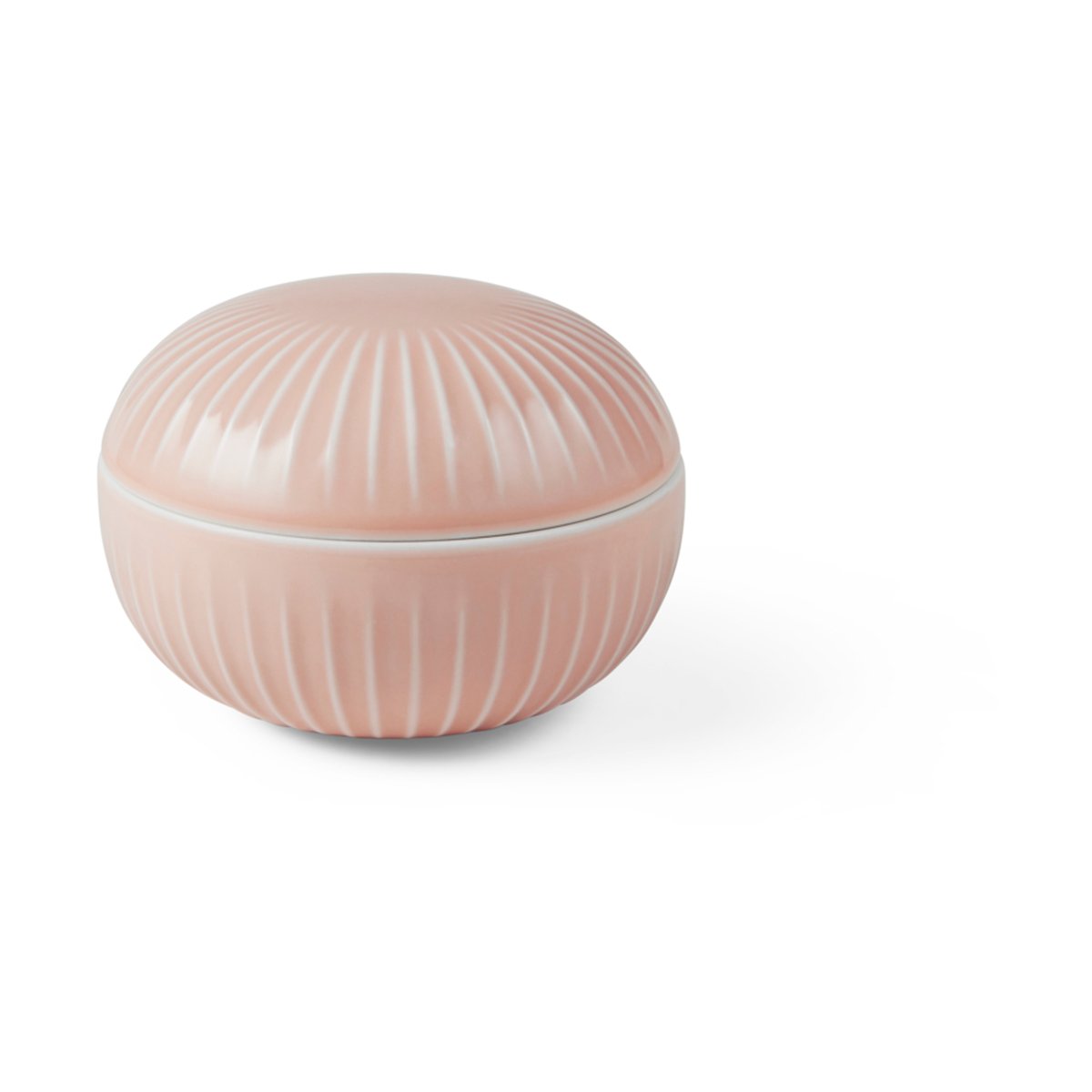 Kähler Hammershøi Bonbon jar Ø12 cm Nude | Scandinavian Design | Decorative bowls | Pink