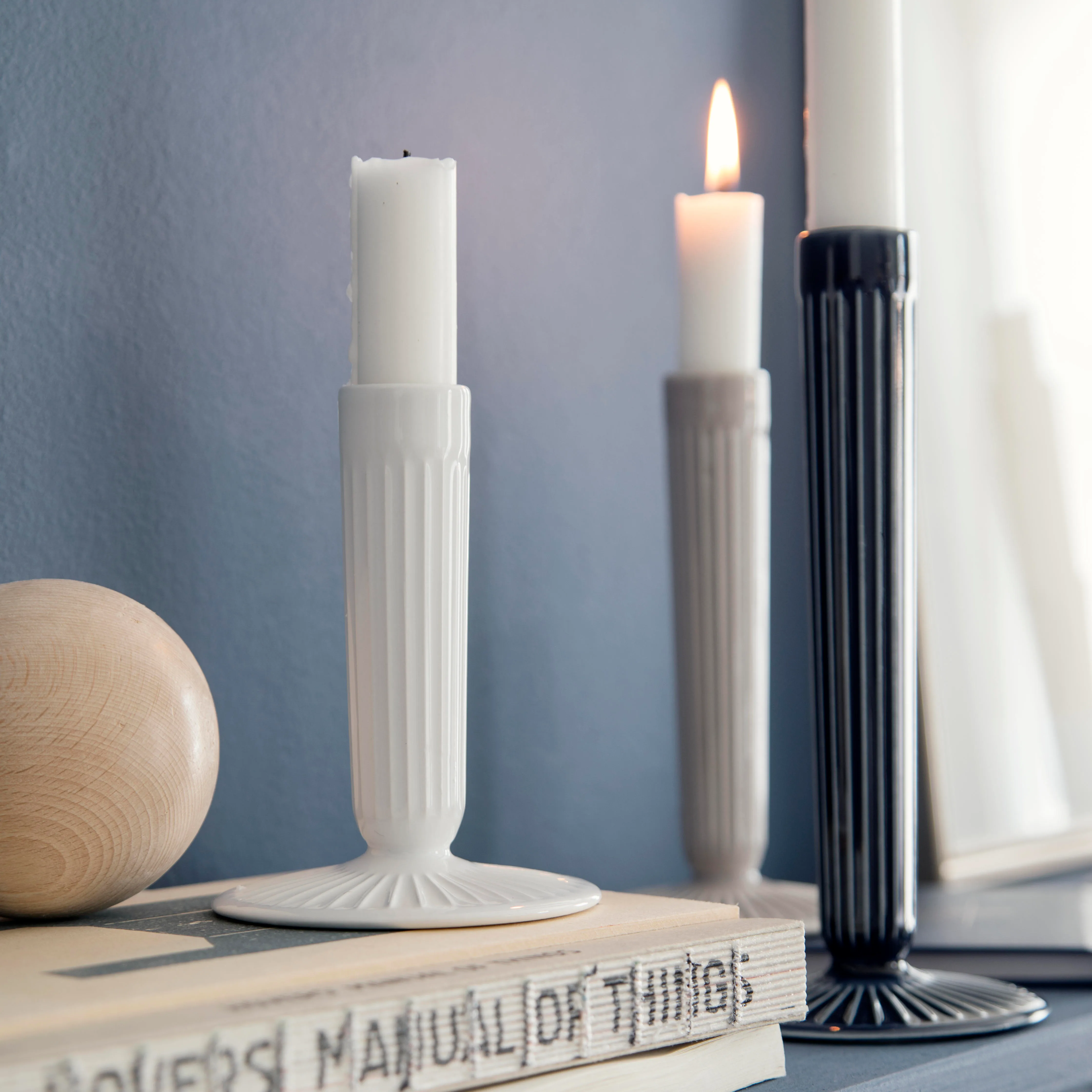 Hammershøi candleholder 13 cm from Kähler - NordicNest.com
