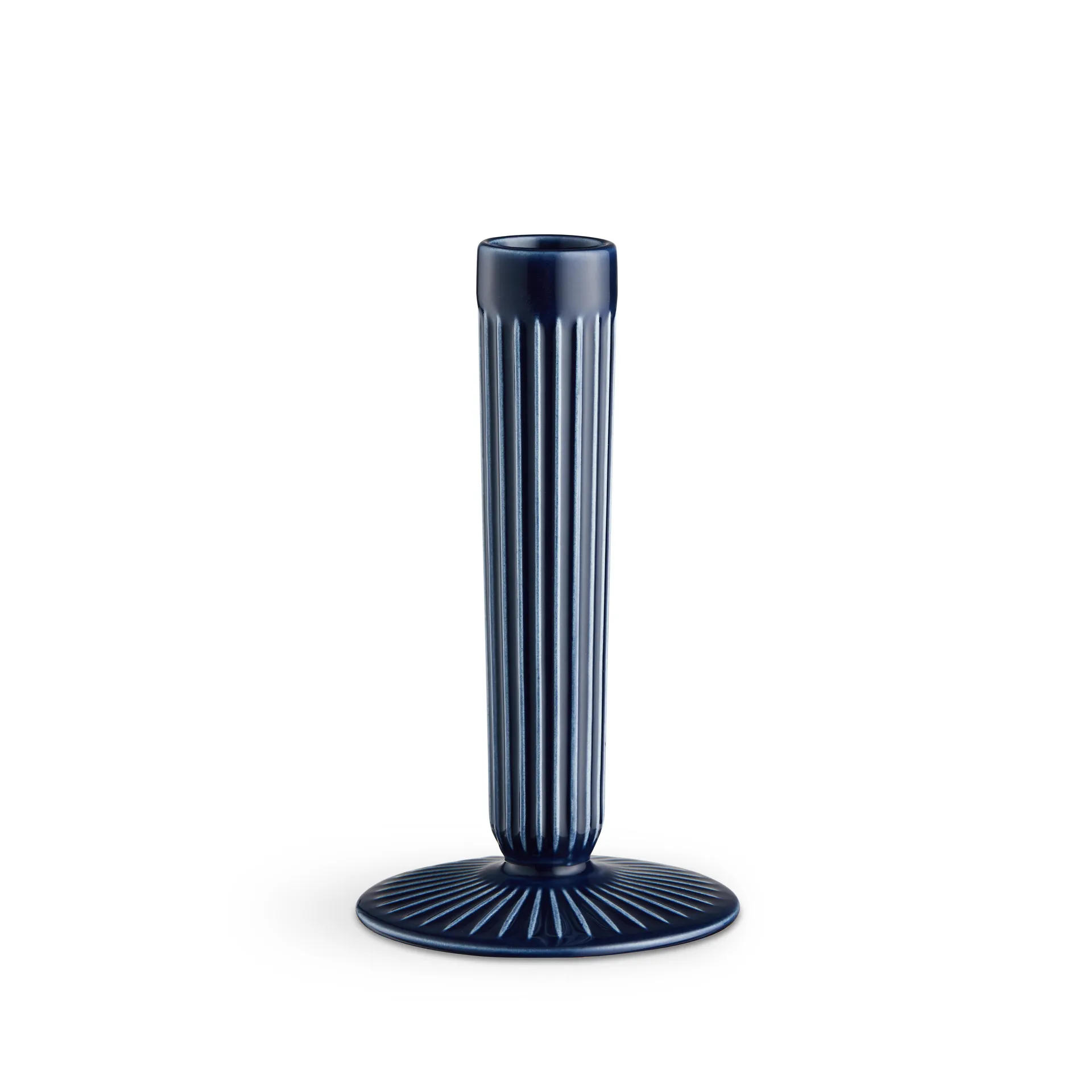Hammershøi candleholder 17 cm, indigo Kähler