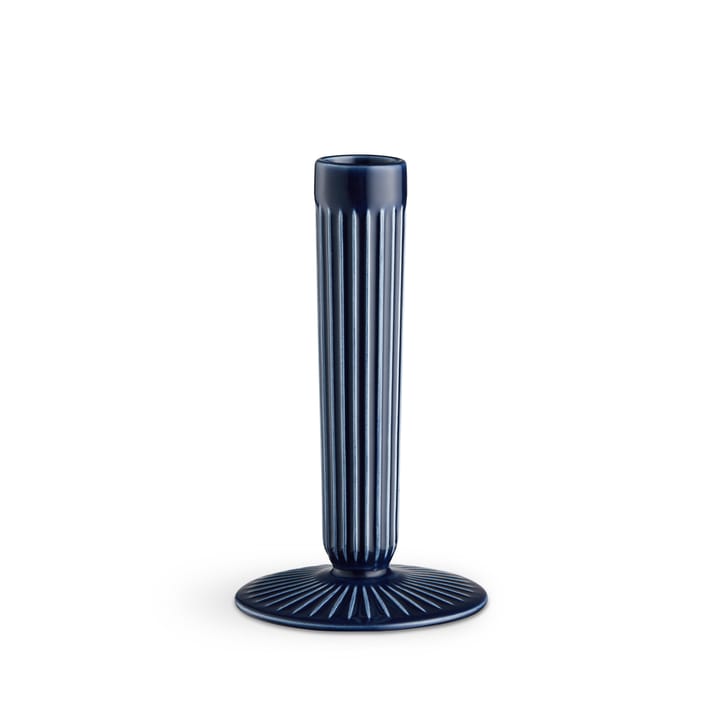 Hammershøi candleholder 17 cm - indigo - Kähler