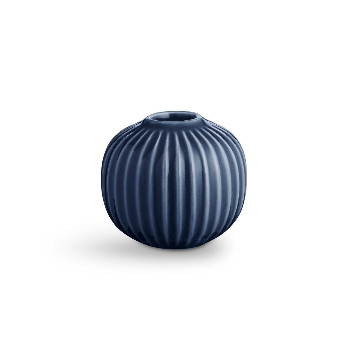 Kähler Hammershoi candleholder 7 cm indigo | Scandinavian Design | Candle holders | Blue