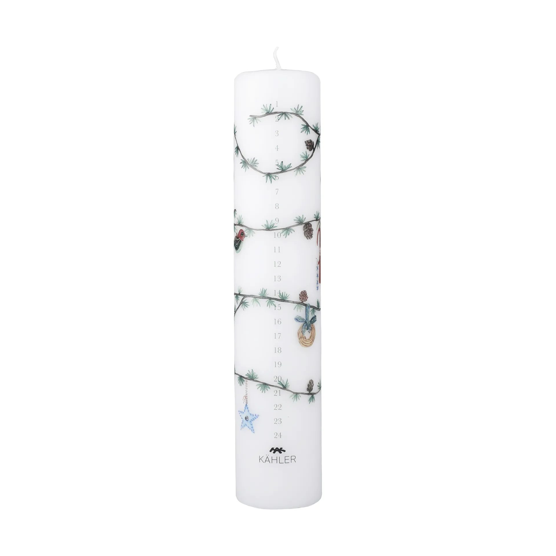 Hammershøi Christmas Advent Candle Ø5 cm, 2026 Kähler
