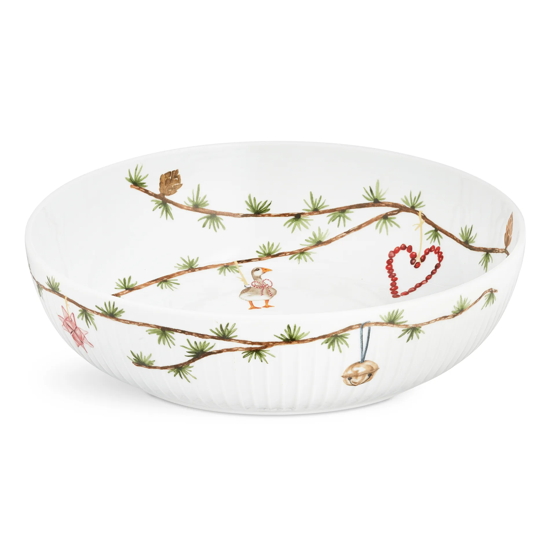 Hammershøi Christmas bowl Ø30 cm, white Kähler
