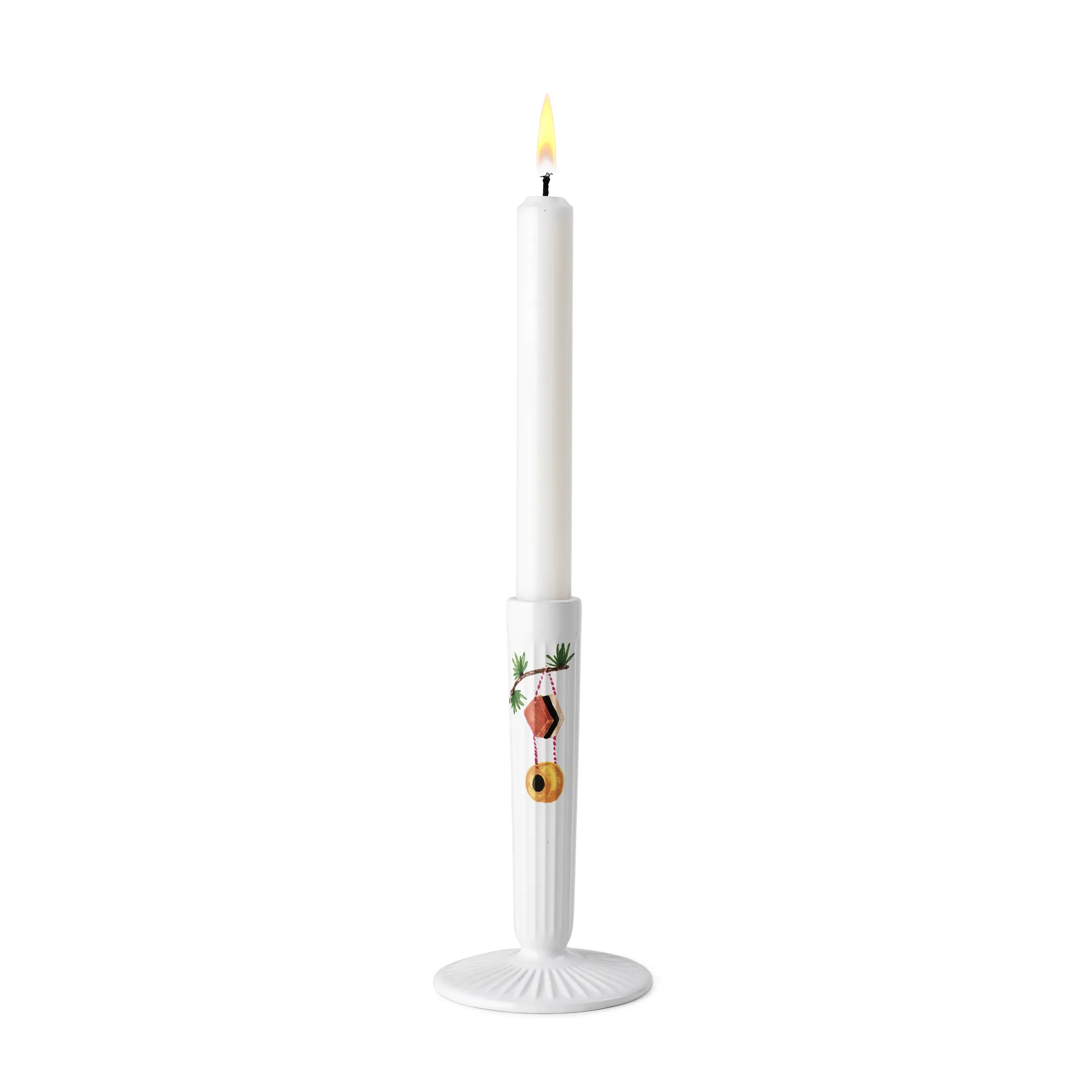 Hammershøi Christmas candle sticks white, 16 cm Kähler