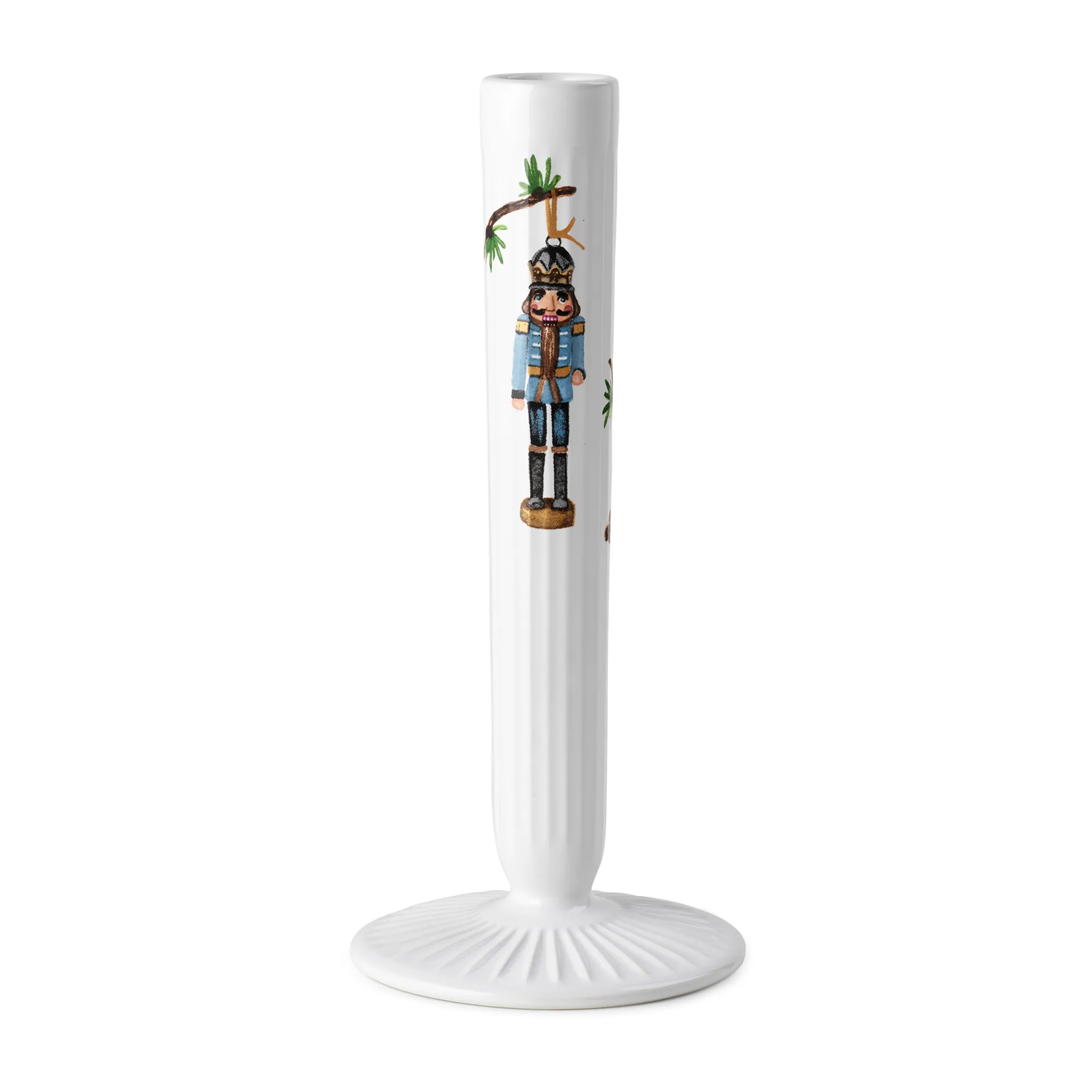 Hammershøi Christmas candle sticks white, 20 cm Kähler