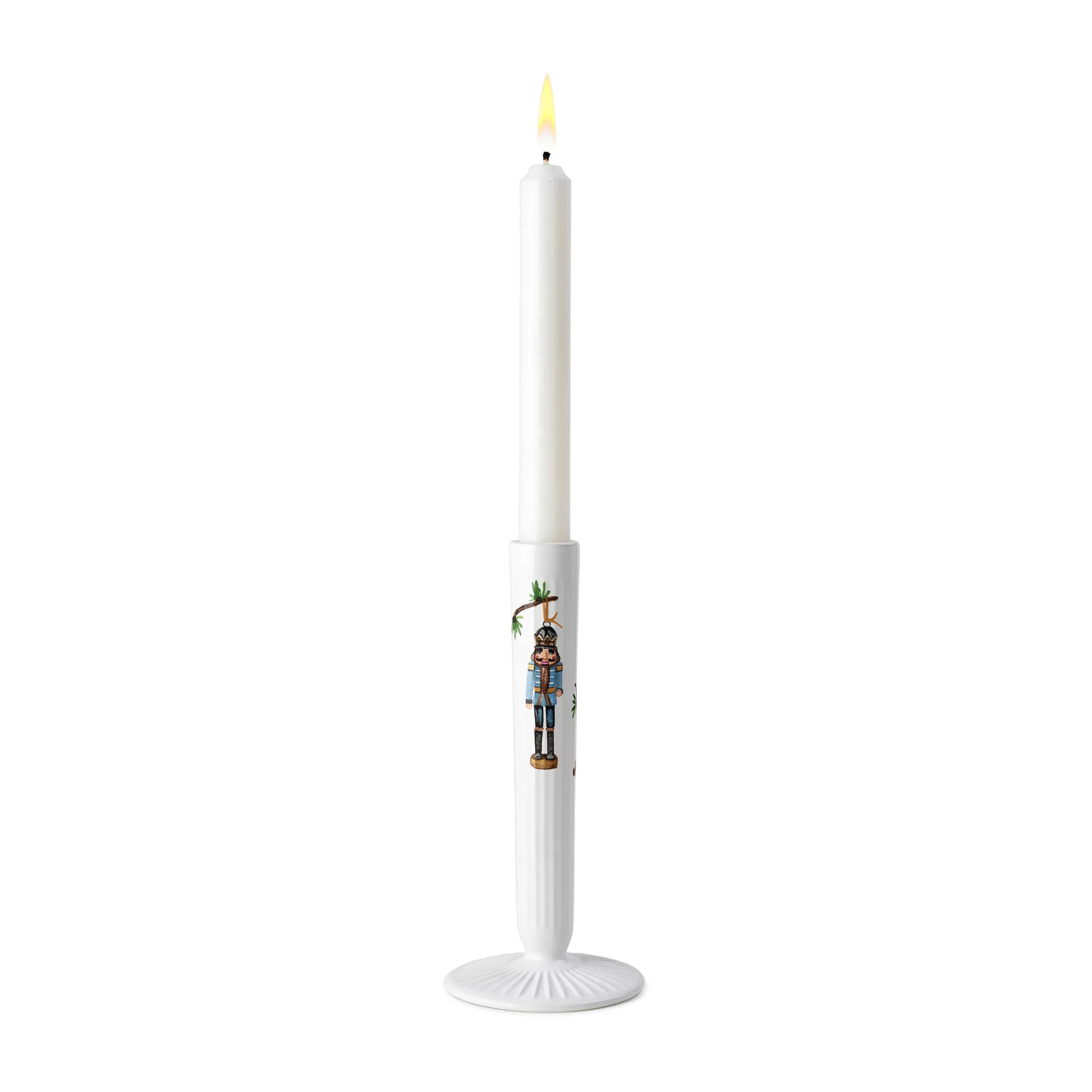 Hammershøi Christmas candle sticks white, 20 cm Kähler