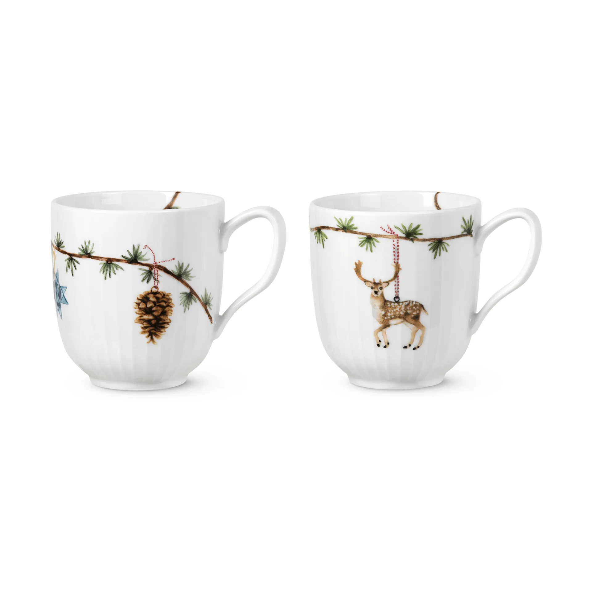 Hammershøi Christmas Christmas mug 33 cl 2 pieces, 2020 & 2021 Kähler