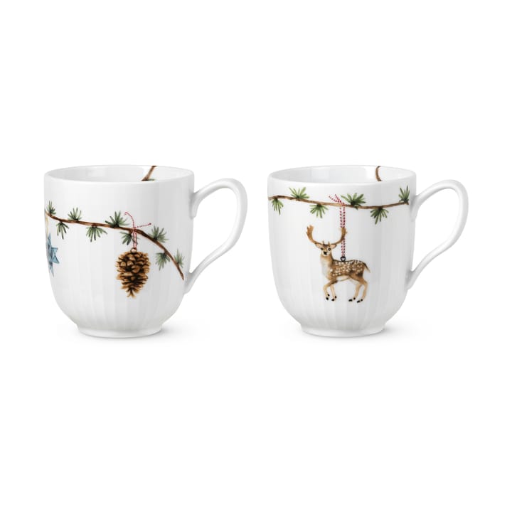 Hammershøi Christmas Christmas mug 33 cl 2 pieces - 2021 & 2022 - Kähler