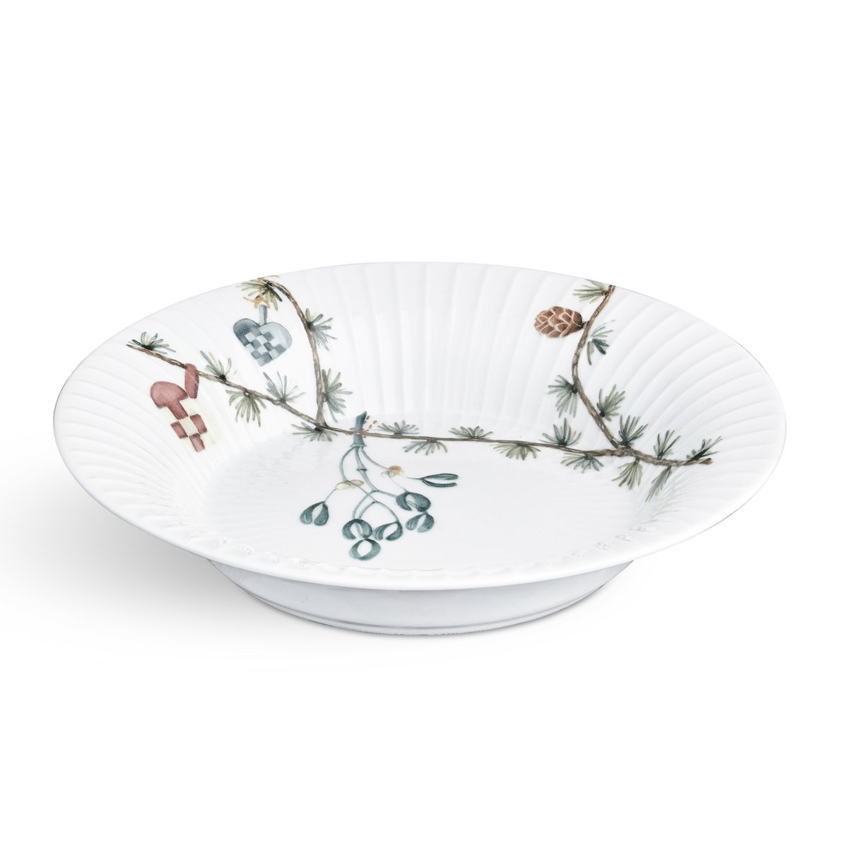 Kähler Hammershoi Christmas deep plate 21 cm | Scandinavian Design | Deep plates | Multi