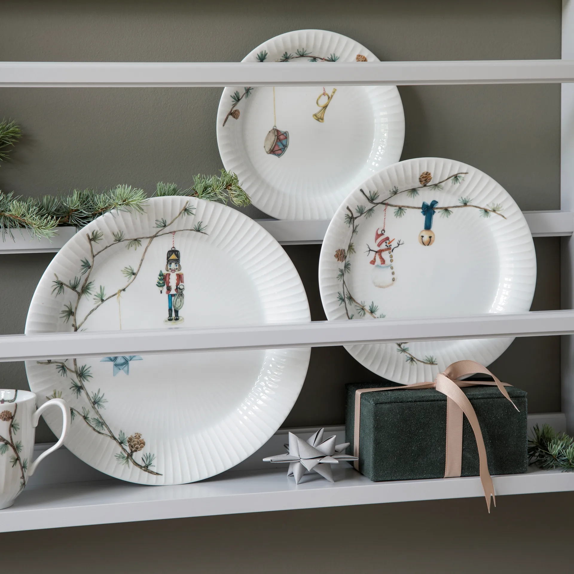 Hammershøi Christmas plate, 19 cm Kähler