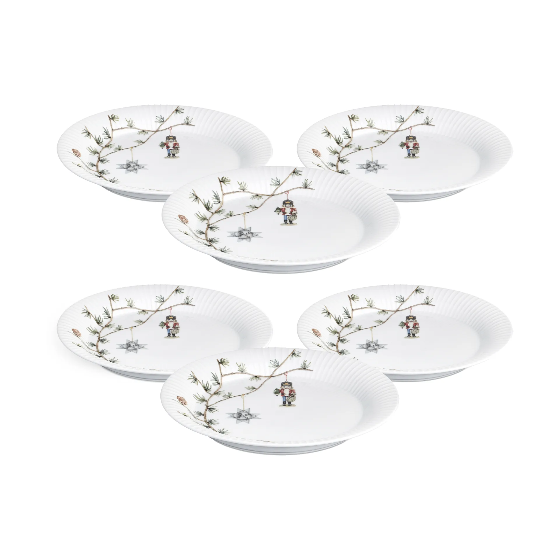 Hammershøi Christmas plate Ø27 cm 6-pack,  Kähler