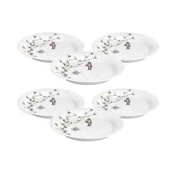 Hammershøi Christmas plate Ø27 cm 6-pack - undefined - Kähler