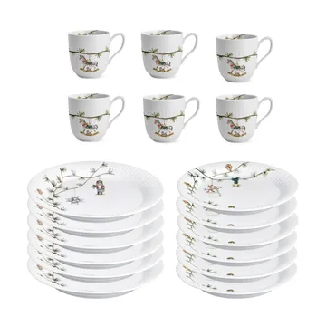Hammershøi Christmas porcelain dinnerware set 18 pieces - undefined - Kähler