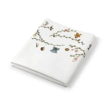 Hammershøi Christmas tablecloth 150x270 cm - White - Kähler