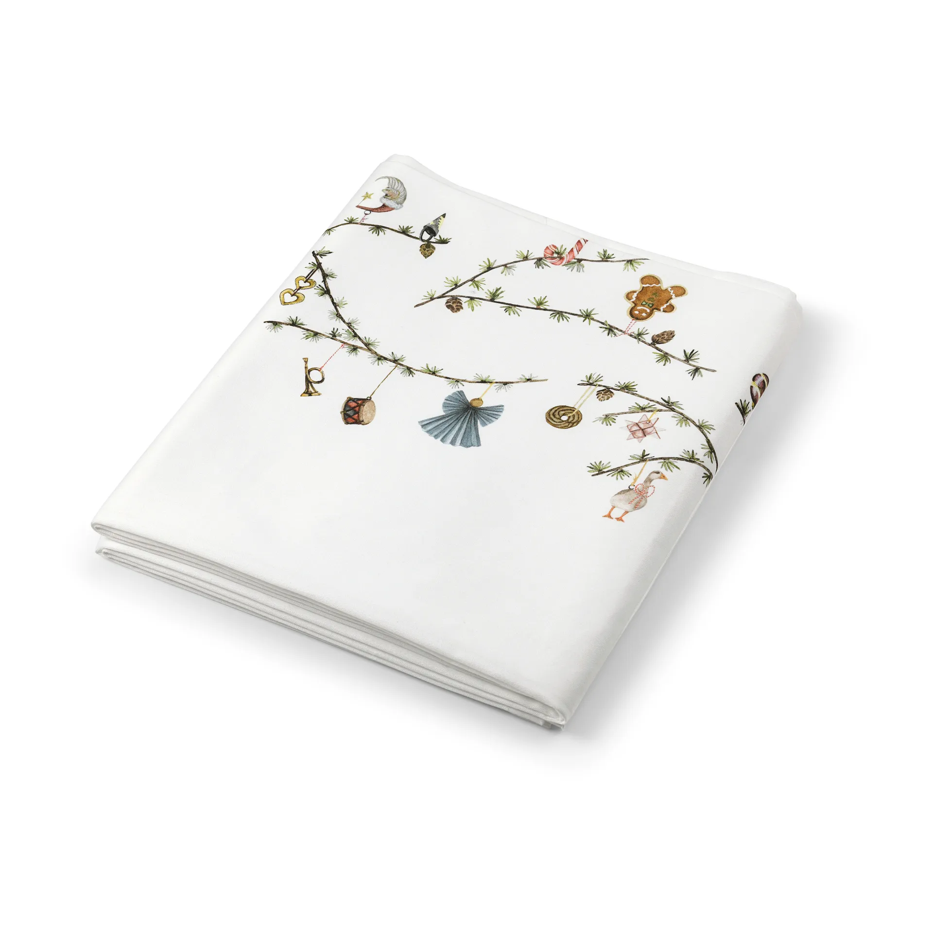 Hammershøi Christmas tablecloth 150x370 cm, White Kähler
