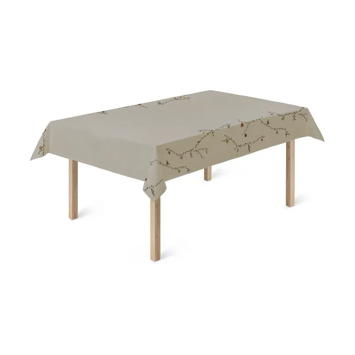 Hammershøi Christmas Tablecloth sand - 150x220 cm - Kähler