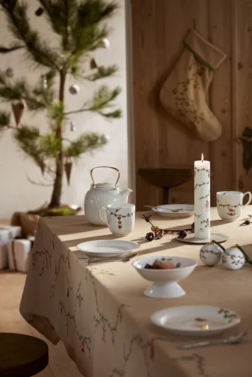 Hammershøi Christmas Tablecloth sand - 150x220 cm - Kähler