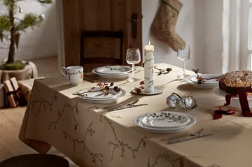 Hammershøi Christmas Tablecloth sand - 150x320 cm - Kähler